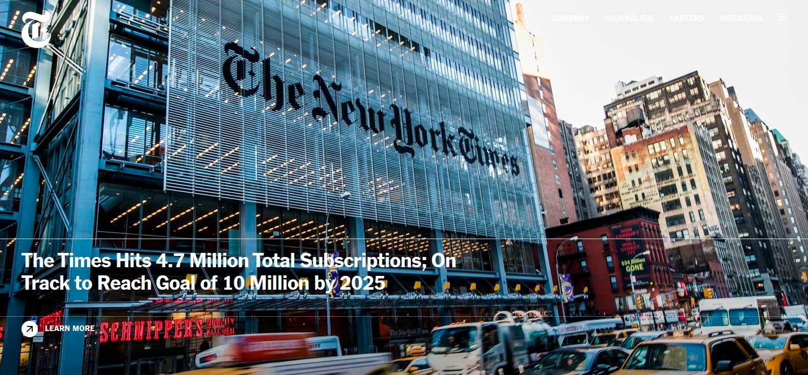 nytco.com - официальный сайт американсокй газеты The New York Times