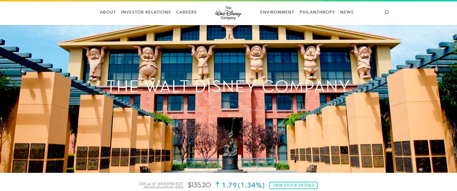 thewaltdisneycompany.com - официальный сайт медиакомпании Walt Disney